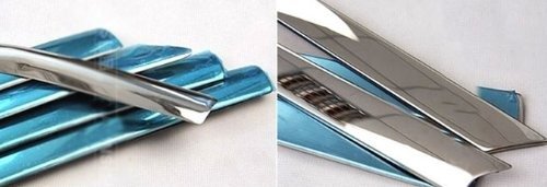 Car Auto Parts Shiny Chrome Stainless Steel Window Molding Trim Strip Line Exterior Kit For 2012 2013 Mazda CX-5 CX5