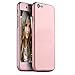iPhone 6S Case, Pandawell? 360 Degree All-round Full Body Protection Hard Slim Case with Tempered Glass Screen Protector for Apple iPhone 6 / 6S 4.7 inch (Rose Gold)