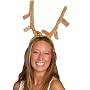 New Adult Child Dog Stuffed Furry Reindeer Antlers Hat