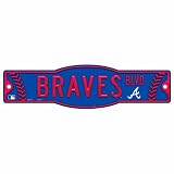 MLB Atlanta Braves 4.5-by-17 Sign