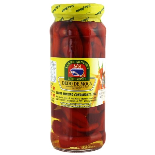 Dedo de Moça Pepper Sabor Mineiro - 10.6 oz | Pimenta Dedo de Moça Sabor Mineiro - 300g - (PACK OF 02)