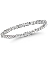 Classic Diamond Tennis Bracelet in 14K White Gold Gorgeous and Eye Clean