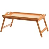 Home-it Folding Bed Tray table, and breakfast tray Bamboo bed table