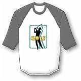 Golf Shadow - Sports and Games Jersey - 3/4 Sleeve