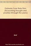Estimating the economic rate of return from accounting data