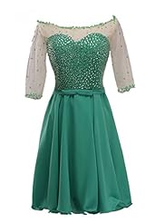 Bateau Neck Long Sleeves Wedding Party Dress 