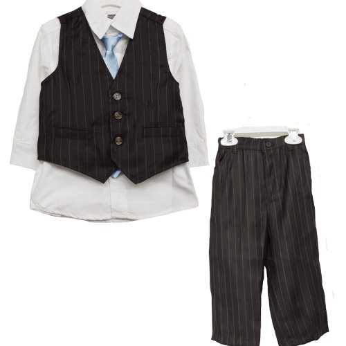 Kenneth Cole Baby--boy Vest with Wihte Shirt and Pant 3ps Set