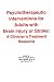 Psychotherapeutic Interventions for Adults with Brain Injury or Stroke: A Clinician