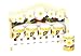 GARDENIA 3-D Majolica Spice Rack & Jars *NEW*