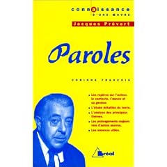 Paroles, Jacques Pr�vert