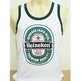 Heineken Beer Men’s Sport Running Singlet Tank Tops T-Shirt Size L