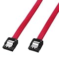 SANWA SUPPLY �V���A��ATA3�P�[�u�� 0.3m TK-SATA3-03