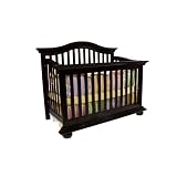 Simmons Furniture Valencia Crib N More - Black Cherry