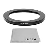 Goja 67-52mm Step-Down Adapter Ring (67mm Lens to 52mm Accessory) + Bonus Ultra Fine Microfiber Lens Cleaning Cloth
