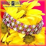 14K Sapphire/Diamond Floral Lace Bracelet by Morris & David