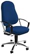 TOPSTAR 7029A G26 Drehstuhl Home Point 50 Sonderedition blau mit Armlehnen