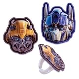 Transformers Cupcake Rings - Pack of 12