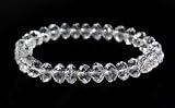 Crystal Clear Single Strand Infinity Swarovski Crystal Bracelet