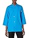 Uncommon Threads Unisex  Epic 3/4 Sleeve Chef Shirt, Cobalt, Medium
