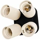 Fancierstudio 4 Socket Adapter 4 in 1 Adapter Holder E27 Bulb Lamp Light Socket Splitter For Photo Studio By Fancierstudio 6801