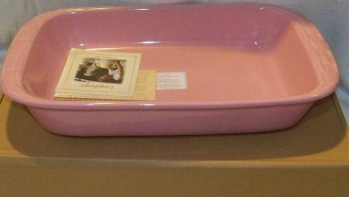 Longaberger 9 x 13 Horizon of Hope Pink Baking Dish