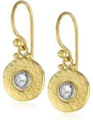 GURHAN "Droplet" White Diamond High Karat Gold Dangling Drop Earrings
