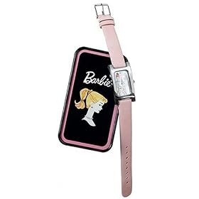 Barbbie Collector Watch with Pink Nubuck Strap
