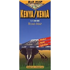 Kenya (B&B Road Maps)