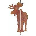 Flamed Copper Thermometer- Moose