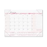 House of Doolittle Products – House of Doolittle – Breast Cancer Awareness Monthly Desk Pad Calendar, 18-1/2 x 13 – Sold As 1 Each – Inspirational quote on each page. – Full-year reference calendar on each page. – Ruled section for notes. – Shaded weekends. – House of Doolittle will donate 5% of net sales for every item purchased towards breast cancer research, treatment and education.