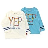 Bobson(ボブソン) 長袖Tシャツ (80～130cm) キムラタンの子供服 (77210x77710-163) オフホワイト 120