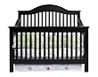 DaVinci Jayden 4-in-1 Convertible Wood Baby Crib w, Toddler Rail in Ebony