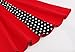 LUNAJANY Women's Rockabilly Vintage Polka Dot Pin up Swing Cocktail Party Dress