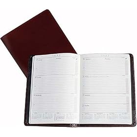 Scully Leather Desk Size Weekly Planner Old Atlas Pony 1045