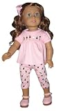 Cheap Deals on  SALE! Pink Mary Jane Clogs, Pink Ice Cream Top, and Leggings. Doll Clothes Fit 18