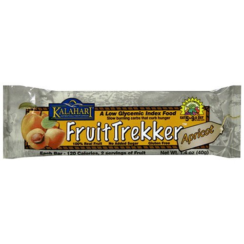Kalahari Fruit Trekker Bars, Apricot, 1.4-Ounce Bars (Pack of 24)