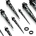 Rot Silikon Flesh Tunnel Ohr Piercing Plug Stopfen 3mm-25mm - Freie Größenwahl