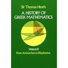 A History of Greek Mathematics, Vol. 2