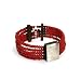 Mother of Pearl Shell and Beads Red Bracelet High Five Bracelet [Red] -Fair Trade Gifts