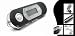 TeckNet 7 Colours LED 512MB MP3 Player With Build-in FM & Voice Recorder (Black)