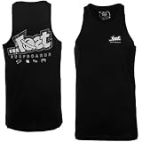 Lost Factory Lam Slim Fit Tank Top - Black