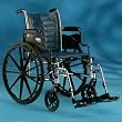 1 Each Single TRACER4 22X18 BL VINYL ADJ 24" W x 18" DPadded, removable, desk length arms. INVACARE CORPORATION T424RDA