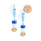 The First Years Bottle Nipple Brush (set of 2) by Learning Curve