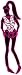 Zebra Print Fashion Model Vest Wall Stickers, Decals, Graphics