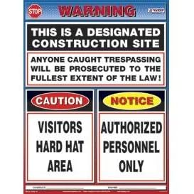 Construction Site Poster