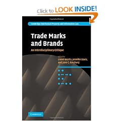 Trade Marks and Brands: An Interdisciplinary Critique