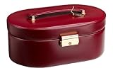 Wolf Designs Chelsea Leather Oval Jewel Case #340204