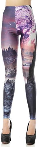 RANOGI Special Print Skinny Leggings Pants