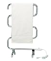 Warmrails Heatra Classic Freestanding Towel Warmer and Drying Rack, Chrome