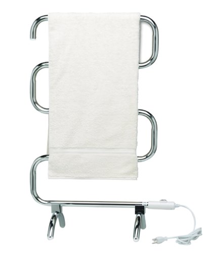 Warmrails Heatra Classic Freestanding Towel Warmer and Drying Rack, Chrome